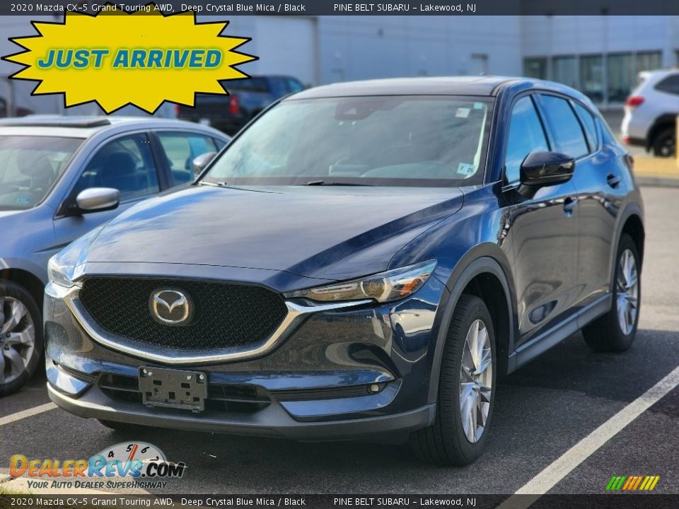 2020 Mazda CX-5 Grand Touring AWD Deep Crystal Blue Mica / Black Photo #1