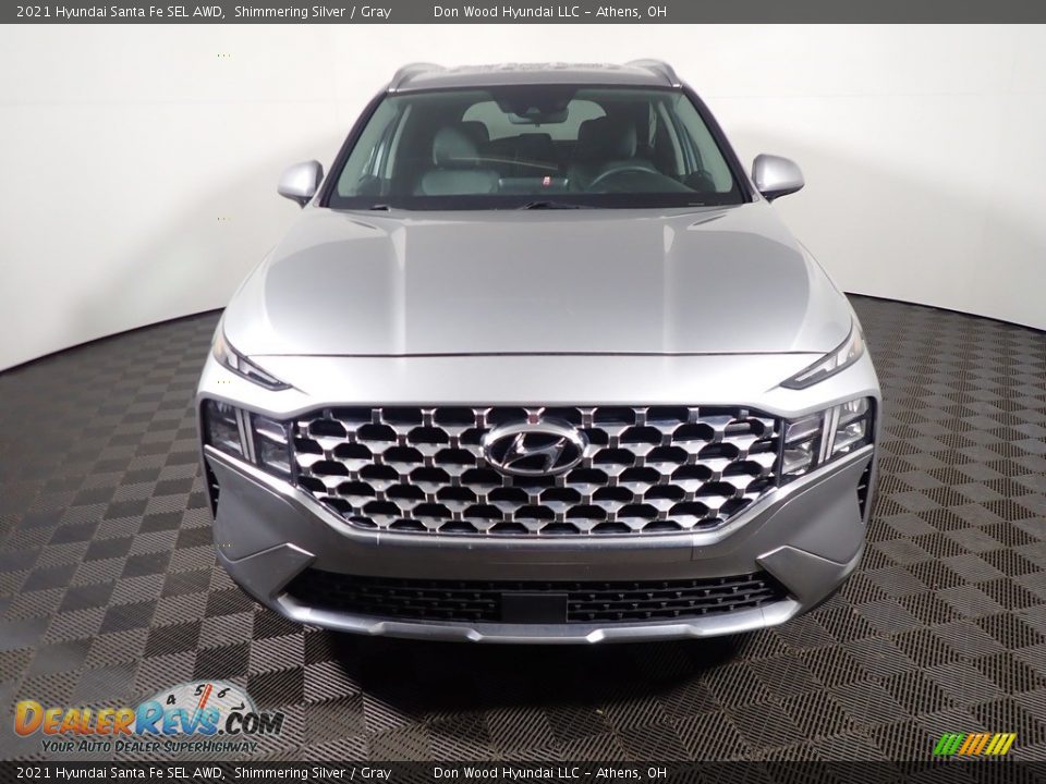 2021 Hyundai Santa Fe SEL AWD Shimmering Silver / Gray Photo #5