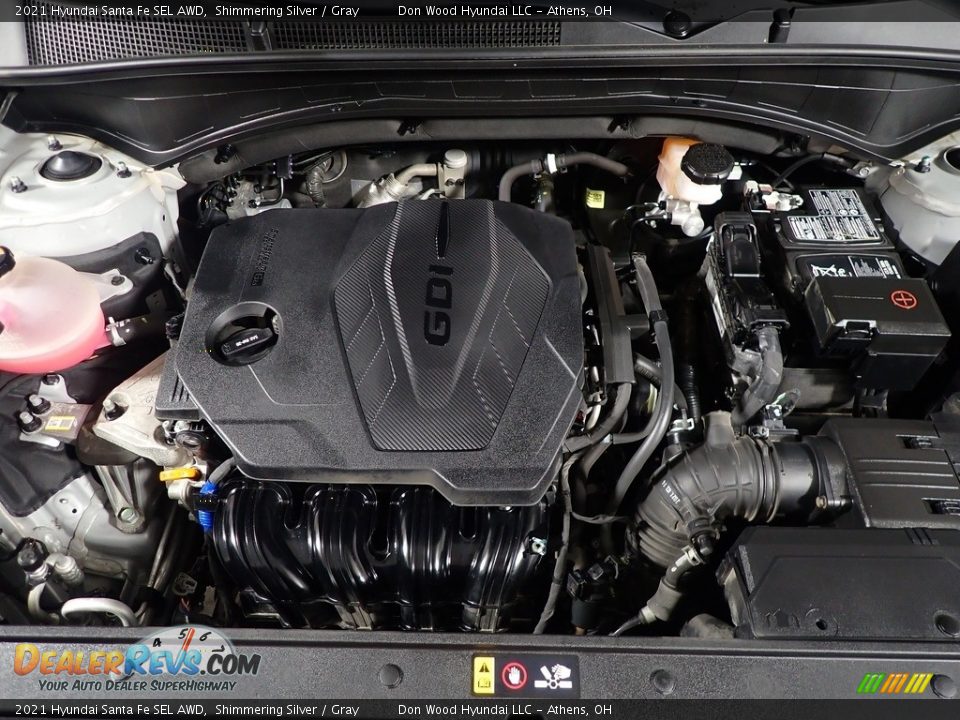 2021 Hyundai Santa Fe SEL AWD Shimmering Silver / Gray Photo #7