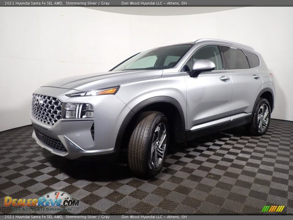 2021 Hyundai Santa Fe SEL AWD Shimmering Silver / Gray Photo #8