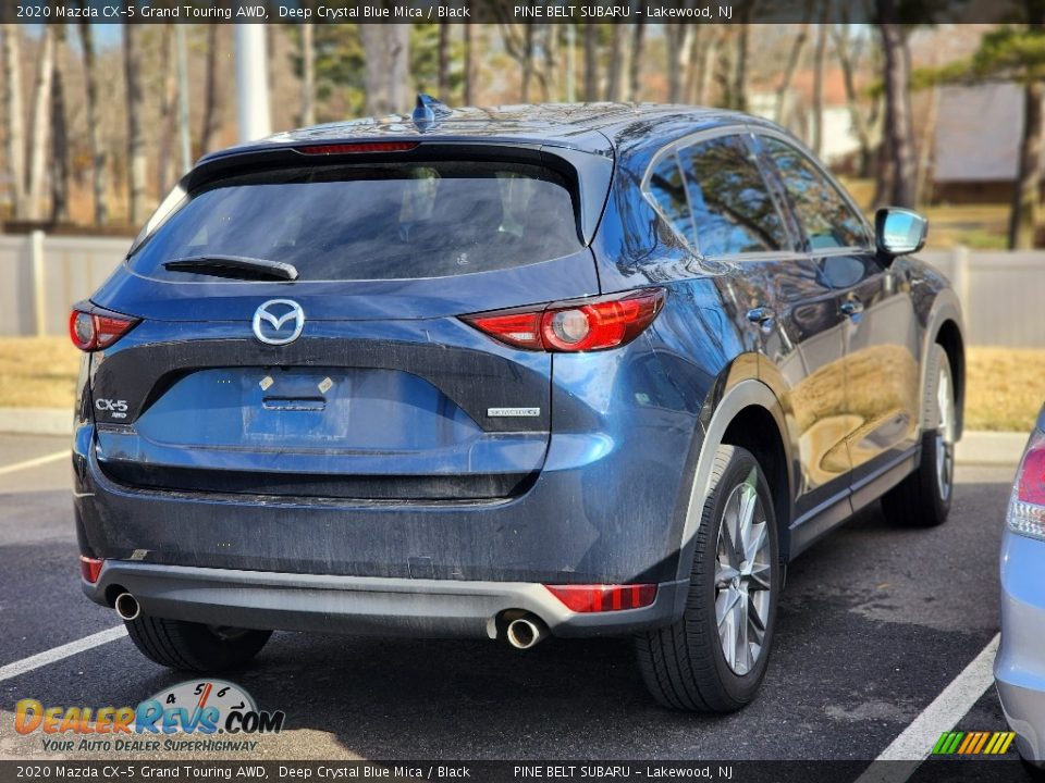 2020 Mazda CX-5 Grand Touring AWD Deep Crystal Blue Mica / Black Photo #4