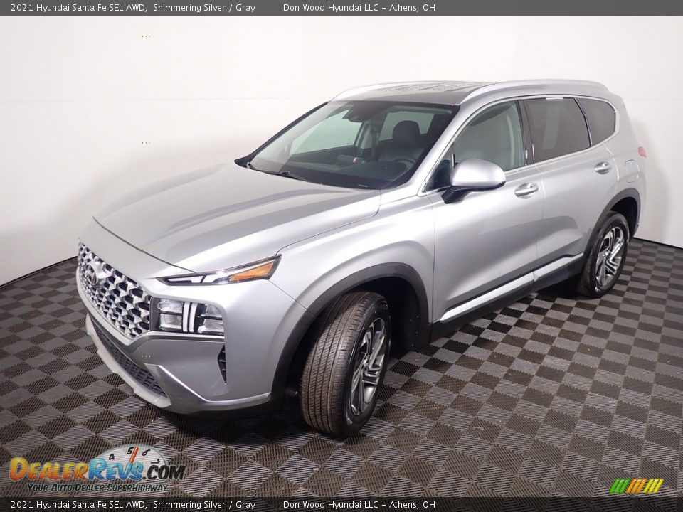 2021 Hyundai Santa Fe SEL AWD Shimmering Silver / Gray Photo #9