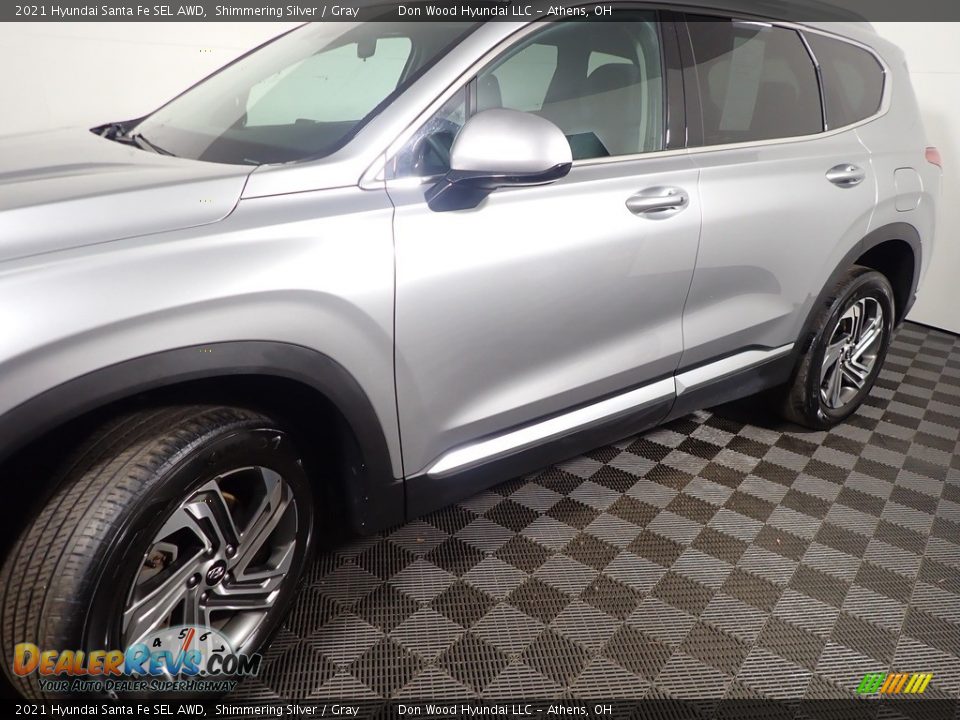 2021 Hyundai Santa Fe SEL AWD Shimmering Silver / Gray Photo #10