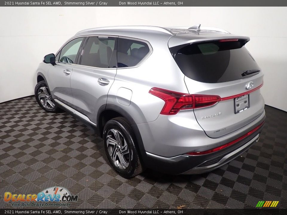 2021 Hyundai Santa Fe SEL AWD Shimmering Silver / Gray Photo #12