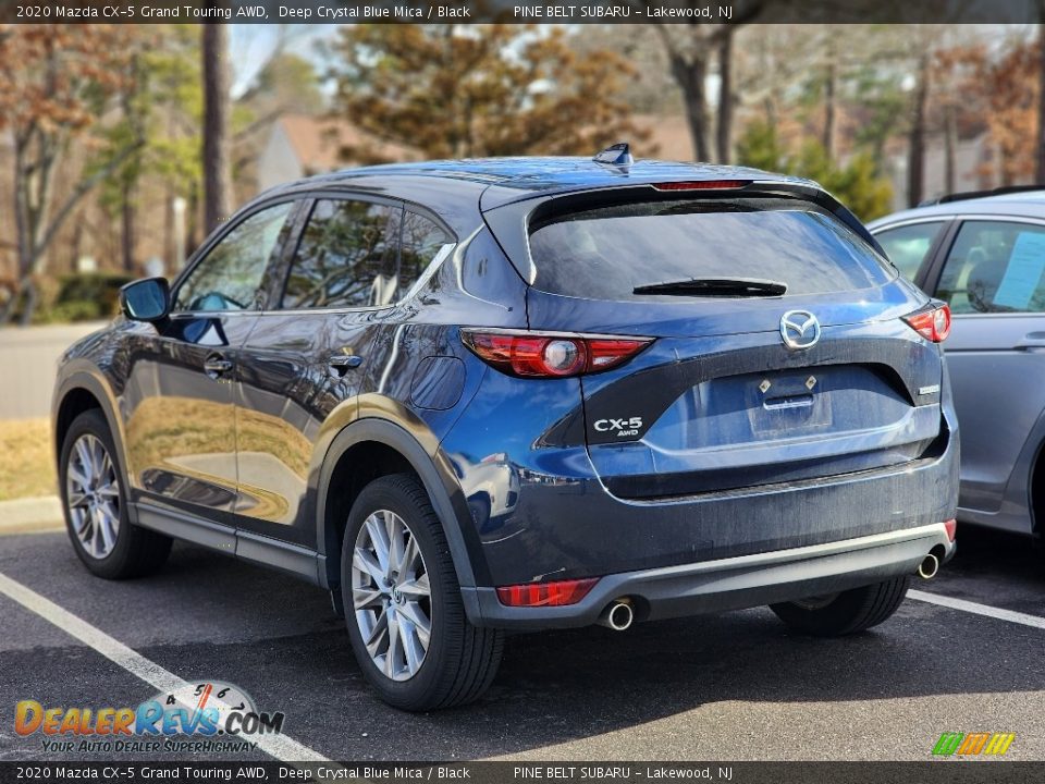 2020 Mazda CX-5 Grand Touring AWD Deep Crystal Blue Mica / Black Photo #7