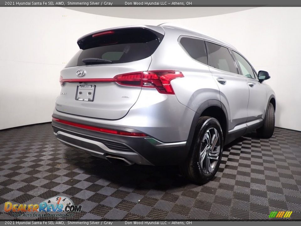 2021 Hyundai Santa Fe SEL AWD Shimmering Silver / Gray Photo #16