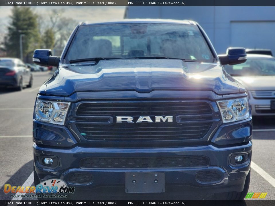 2021 Ram 1500 Big Horn Crew Cab 4x4 Patriot Blue Pearl / Black Photo #2