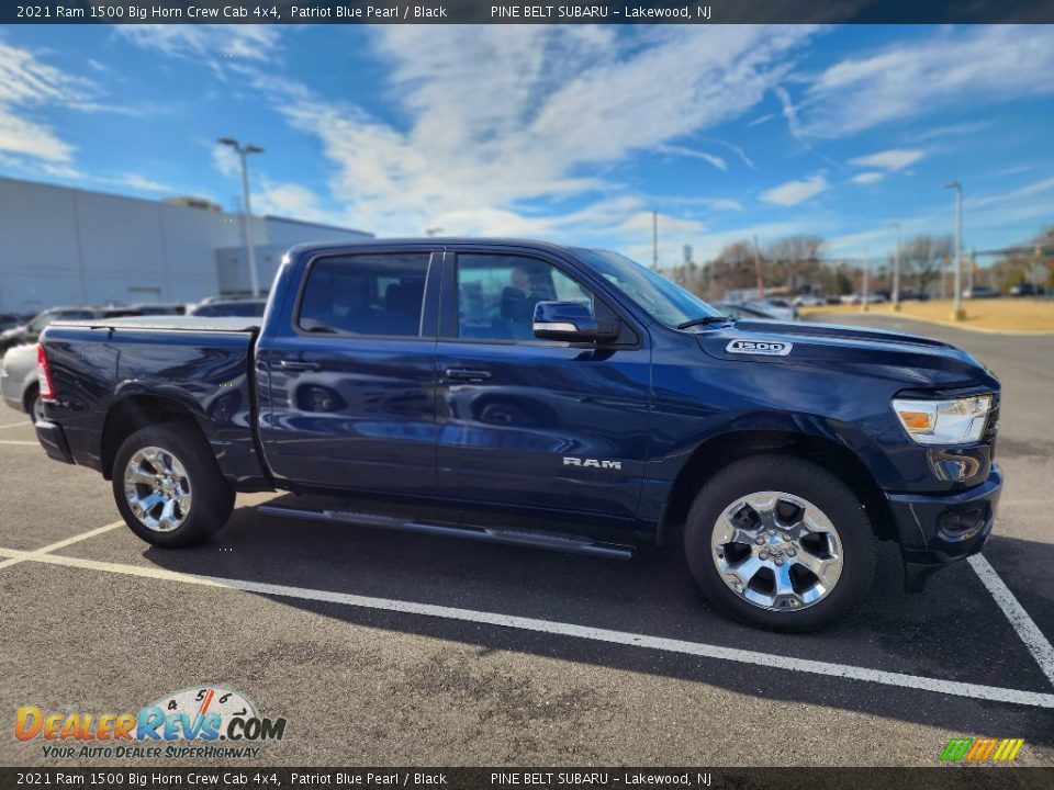 2021 Ram 1500 Big Horn Crew Cab 4x4 Patriot Blue Pearl / Black Photo #4