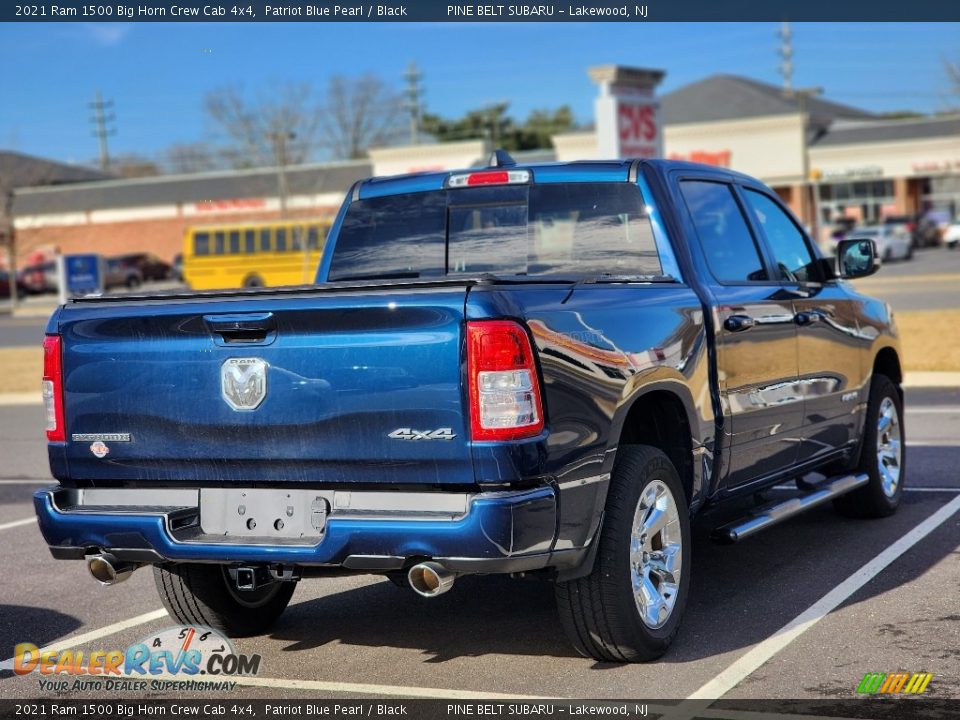 2021 Ram 1500 Big Horn Crew Cab 4x4 Patriot Blue Pearl / Black Photo #6