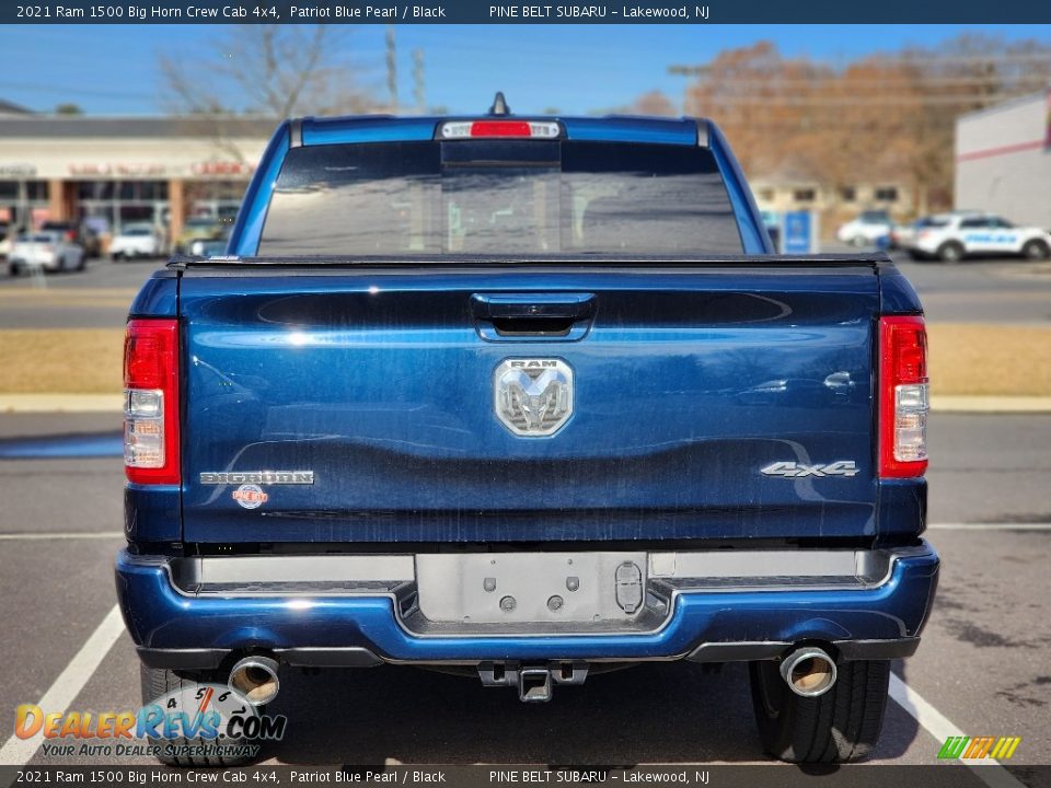 2021 Ram 1500 Big Horn Crew Cab 4x4 Patriot Blue Pearl / Black Photo #7