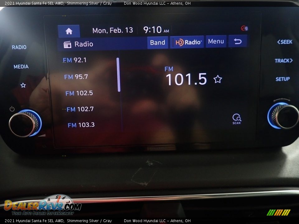 2021 Hyundai Santa Fe SEL AWD Shimmering Silver / Gray Photo #24