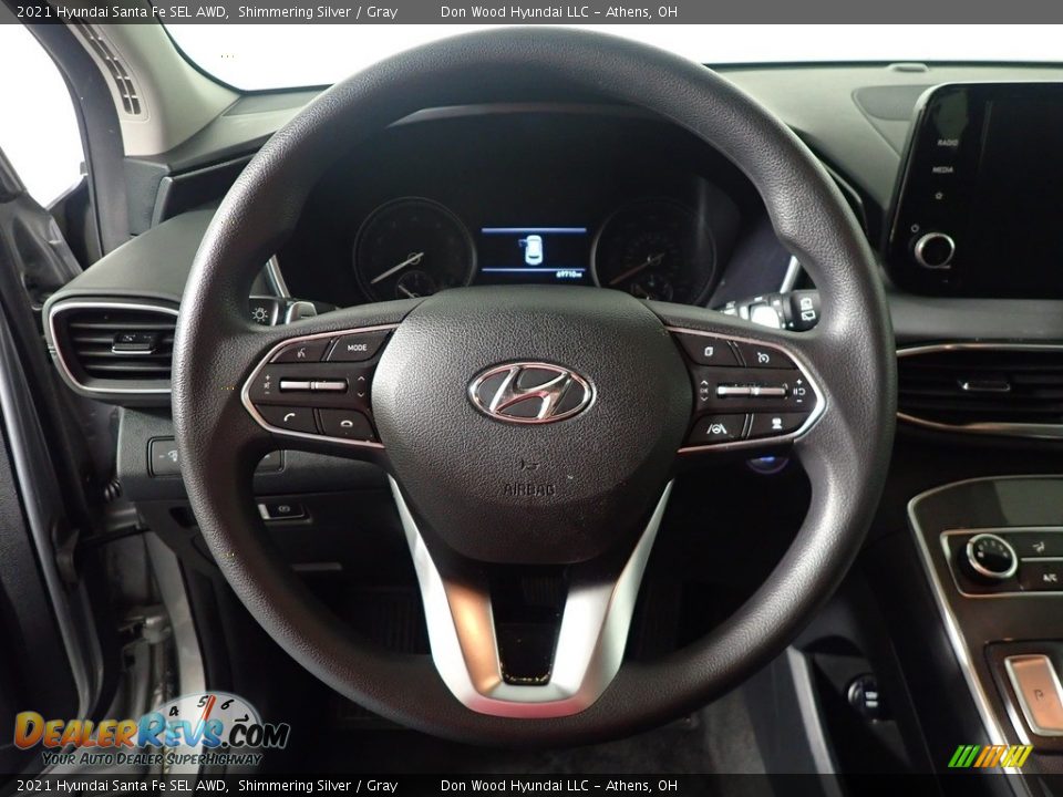 2021 Hyundai Santa Fe SEL AWD Shimmering Silver / Gray Photo #25
