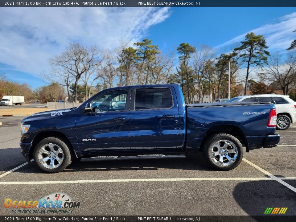 2021 Ram 1500 Big Horn Crew Cab 4x4 Patriot Blue Pearl / Black Photo #8