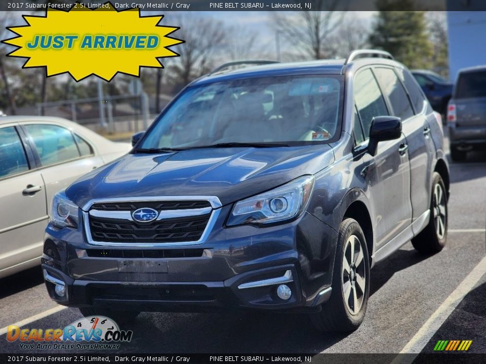 2017 Subaru Forester 2.5i Limited Dark Gray Metallic / Gray Photo #1