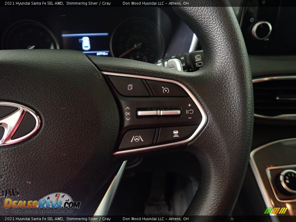 2021 Hyundai Santa Fe SEL AWD Shimmering Silver / Gray Photo #28