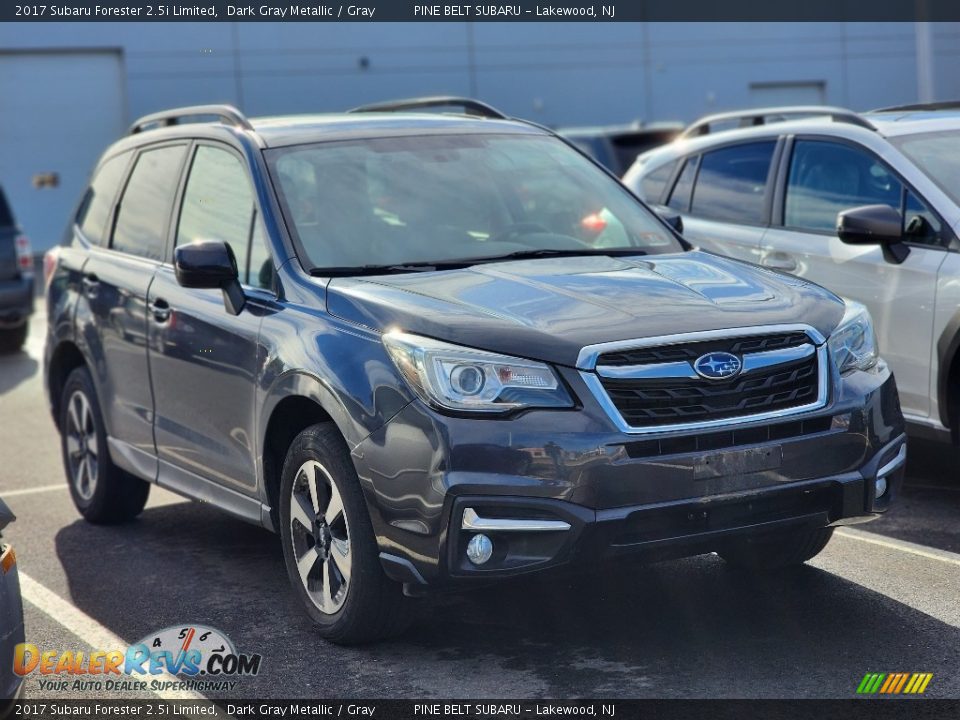 2017 Subaru Forester 2.5i Limited Dark Gray Metallic / Gray Photo #3