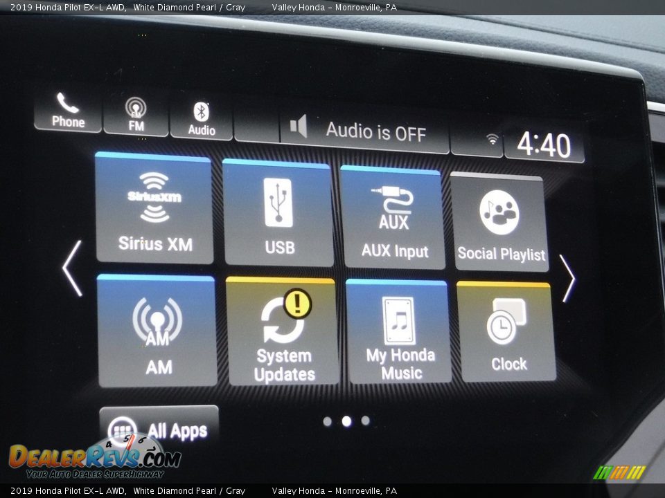 2019 Honda Pilot EX-L AWD White Diamond Pearl / Gray Photo #24