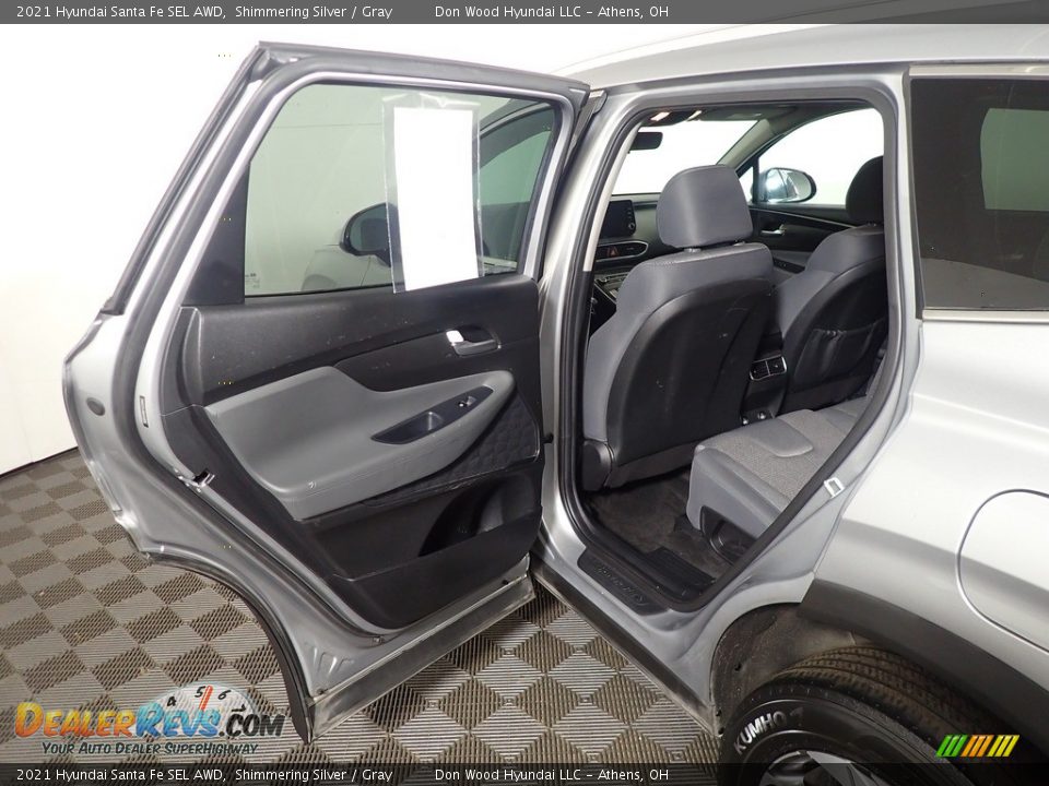 2021 Hyundai Santa Fe SEL AWD Shimmering Silver / Gray Photo #32