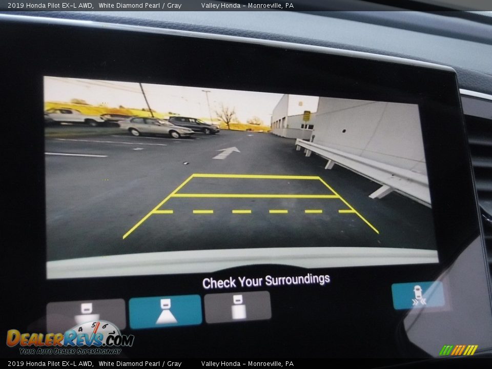2019 Honda Pilot EX-L AWD White Diamond Pearl / Gray Photo #26