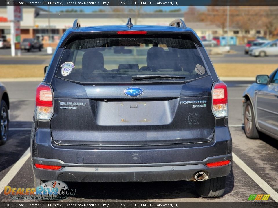 2017 Subaru Forester 2.5i Limited Dark Gray Metallic / Gray Photo #6