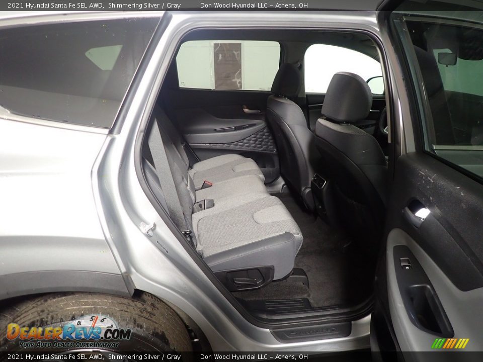 2021 Hyundai Santa Fe SEL AWD Shimmering Silver / Gray Photo #35
