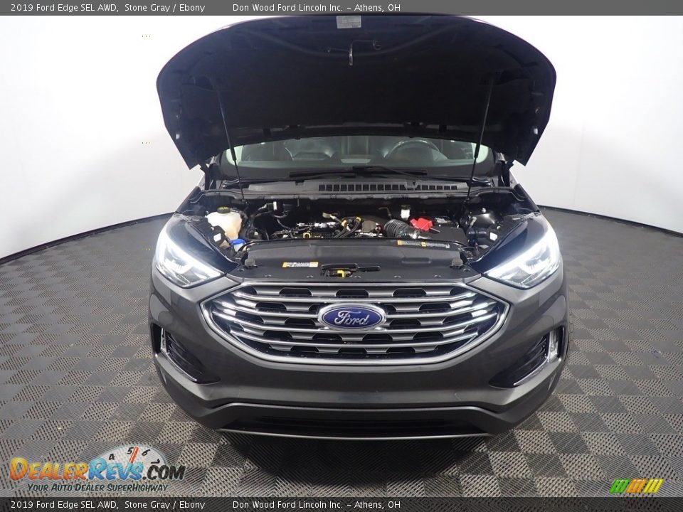 2019 Ford Edge SEL AWD Stone Gray / Ebony Photo #6