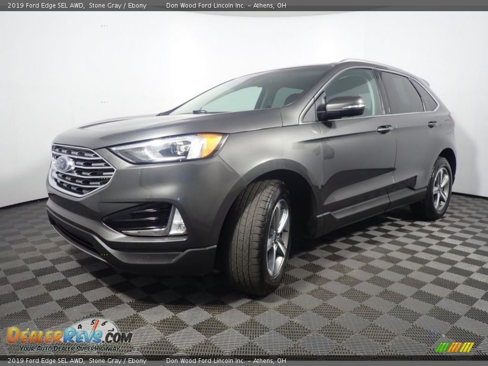 2019 Ford Edge SEL AWD Stone Gray / Ebony Photo #8