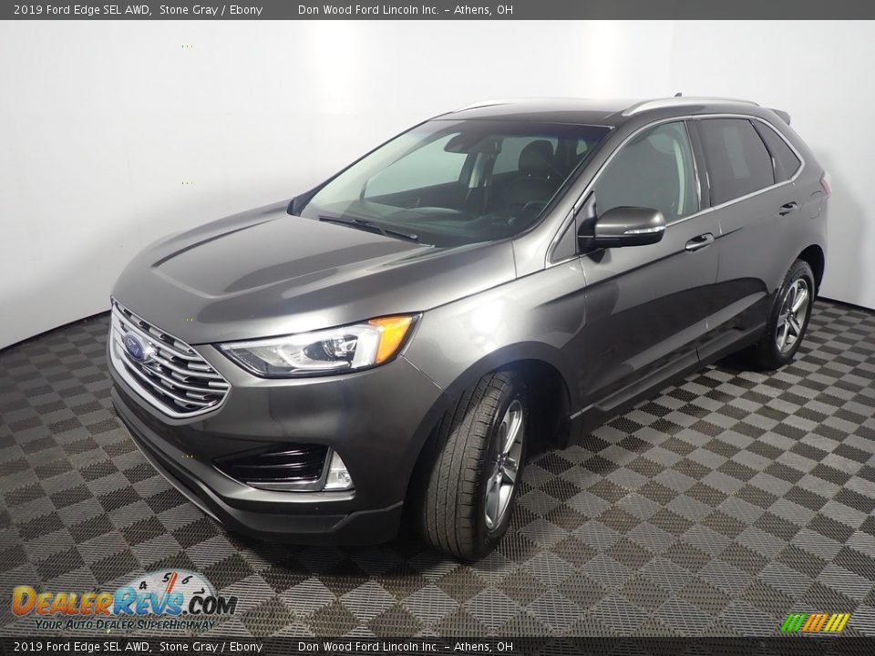 2019 Ford Edge SEL AWD Stone Gray / Ebony Photo #9