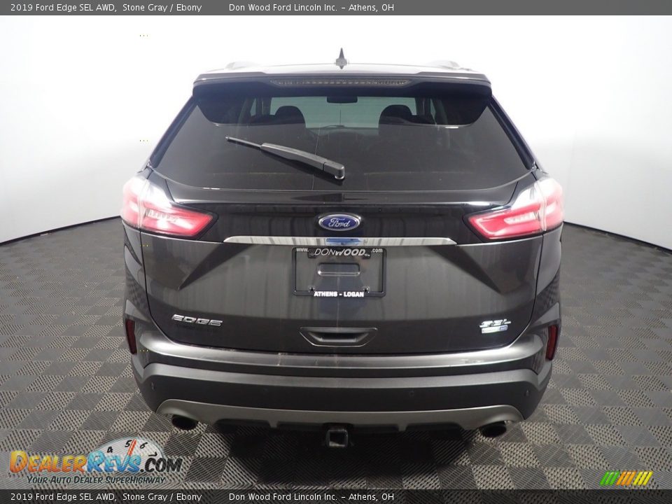 2019 Ford Edge SEL AWD Stone Gray / Ebony Photo #13