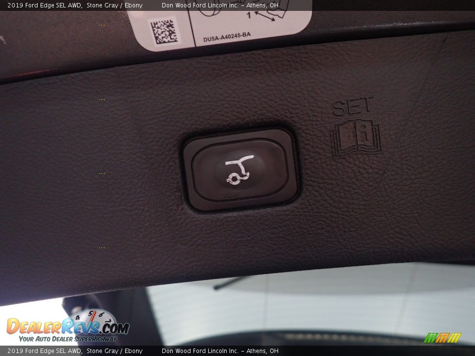 2019 Ford Edge SEL AWD Stone Gray / Ebony Photo #15