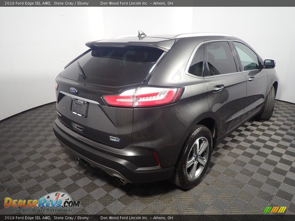 2019 Ford Edge SEL AWD Stone Gray / Ebony Photo #18