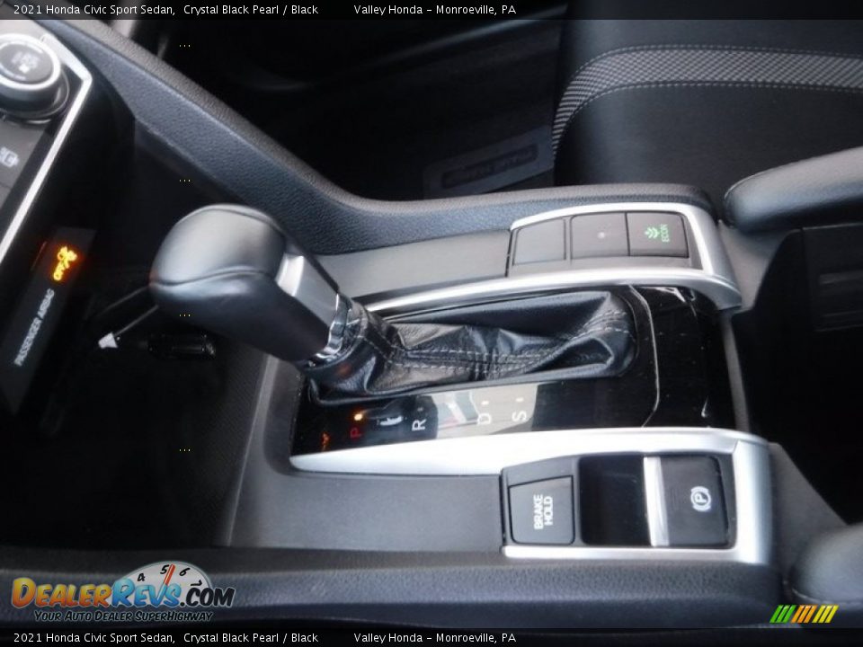 2021 Honda Civic Sport Sedan Crystal Black Pearl / Black Photo #14
