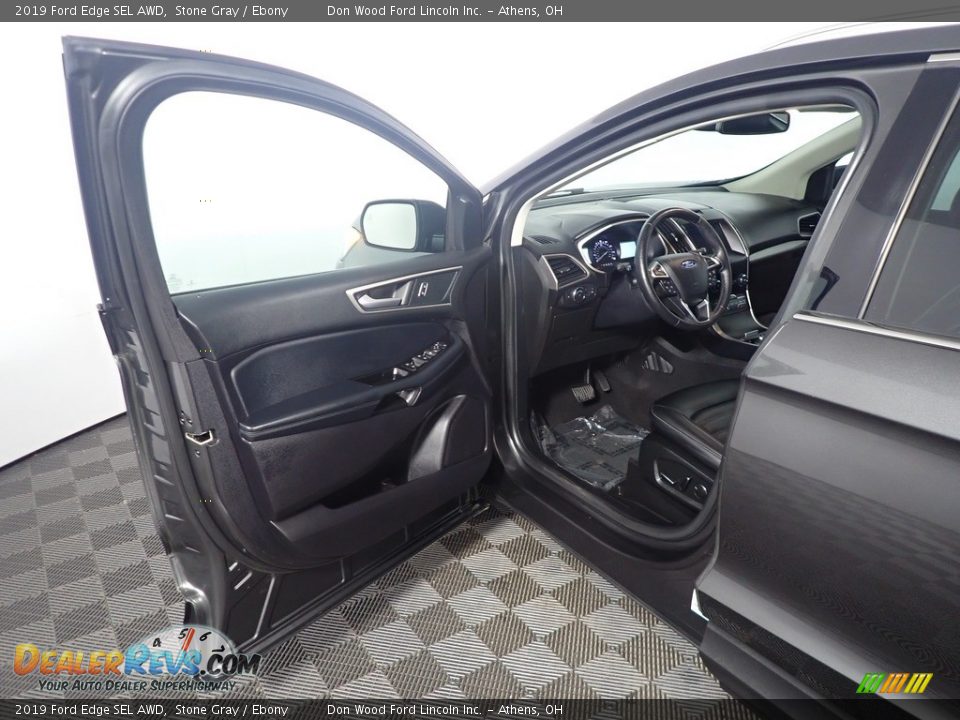 2019 Ford Edge SEL AWD Stone Gray / Ebony Photo #20