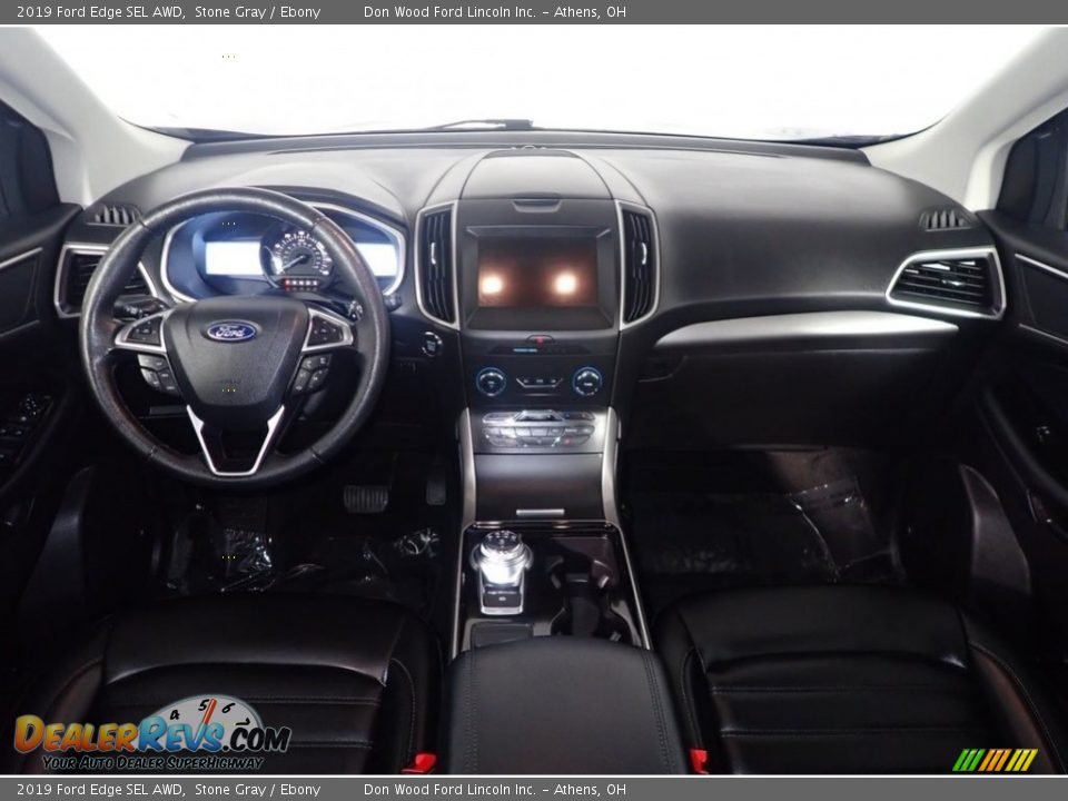 2019 Ford Edge SEL AWD Stone Gray / Ebony Photo #24