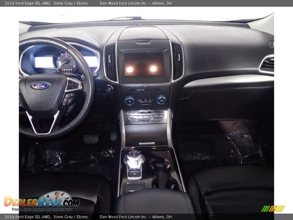 2019 Ford Edge SEL AWD Stone Gray / Ebony Photo #25