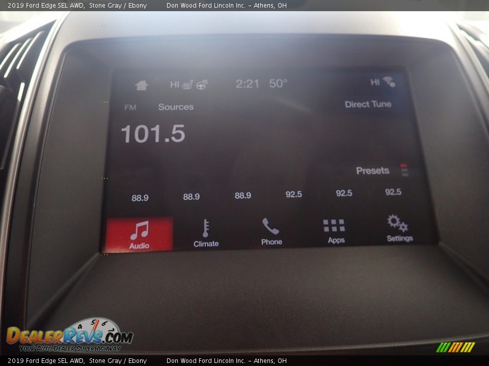 2019 Ford Edge SEL AWD Stone Gray / Ebony Photo #26