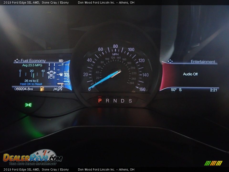 2019 Ford Edge SEL AWD Stone Gray / Ebony Photo #28