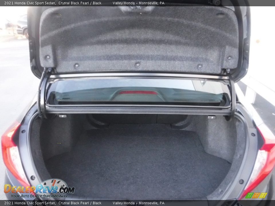 2021 Honda Civic Sport Sedan Crystal Black Pearl / Black Photo #26