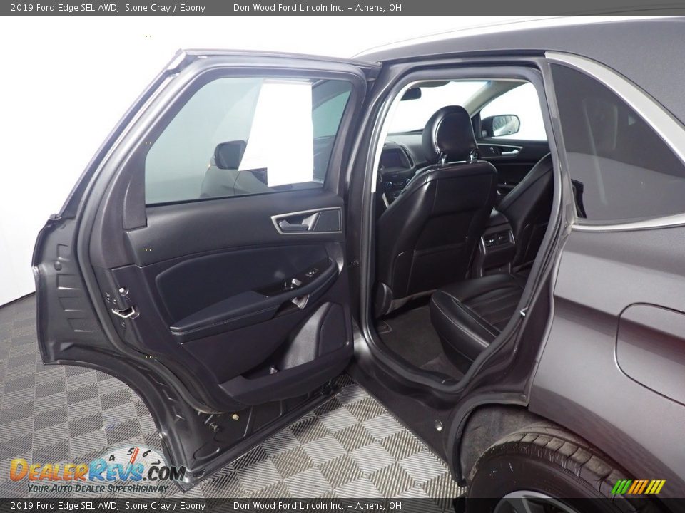 2019 Ford Edge SEL AWD Stone Gray / Ebony Photo #34