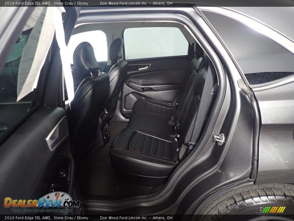 2019 Ford Edge SEL AWD Stone Gray / Ebony Photo #35