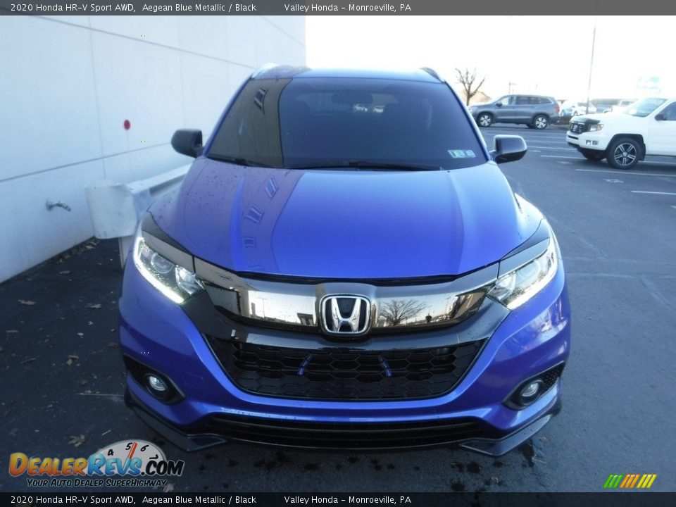 2020 Honda HR-V Sport AWD Aegean Blue Metallic / Black Photo #5