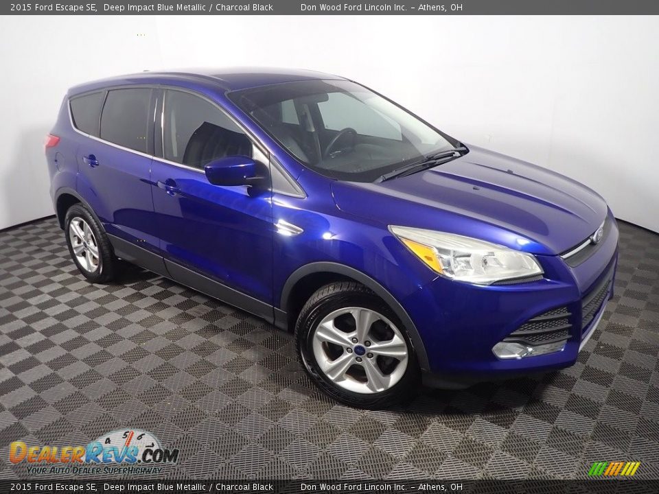 2015 Ford Escape SE Deep Impact Blue Metallic / Charcoal Black Photo #3
