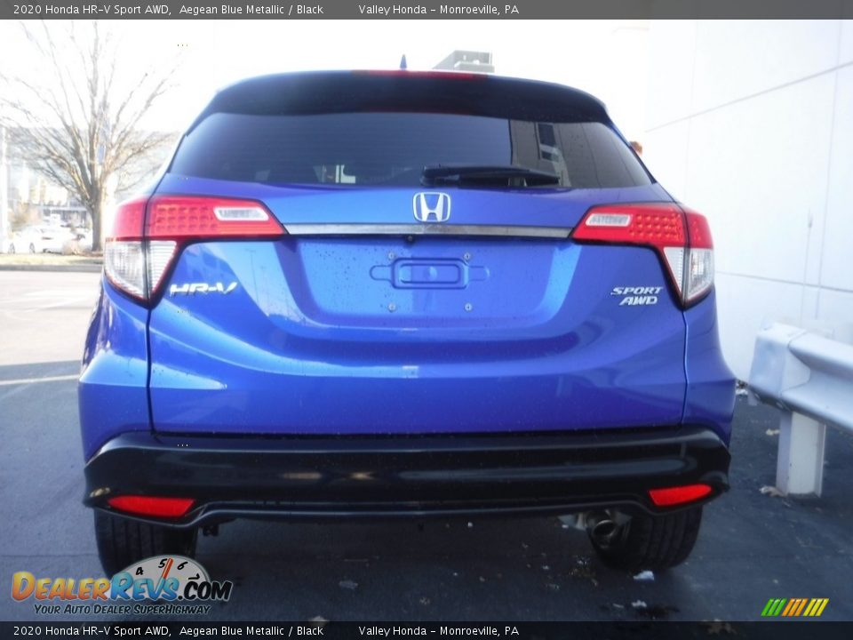 2020 Honda HR-V Sport AWD Aegean Blue Metallic / Black Photo #11