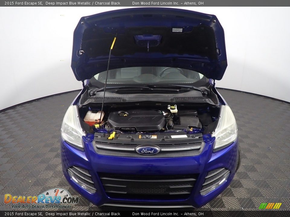 2015 Ford Escape SE Deep Impact Blue Metallic / Charcoal Black Photo #6