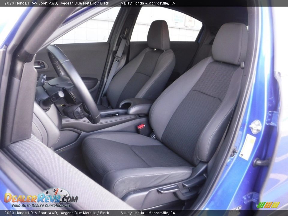 2020 Honda HR-V Sport AWD Aegean Blue Metallic / Black Photo #15