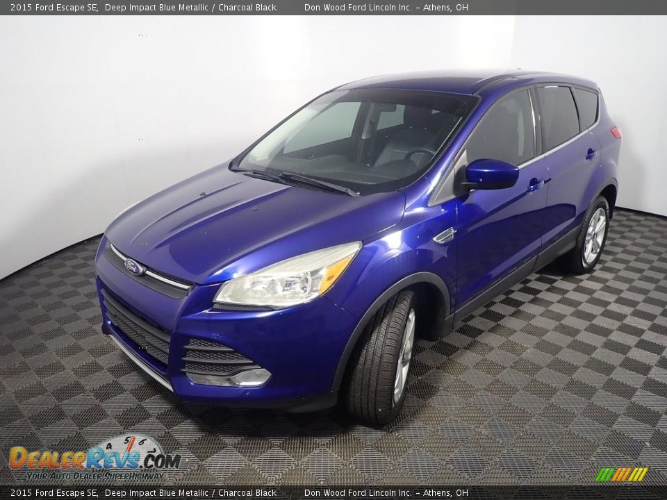 2015 Ford Escape SE Deep Impact Blue Metallic / Charcoal Black Photo #9