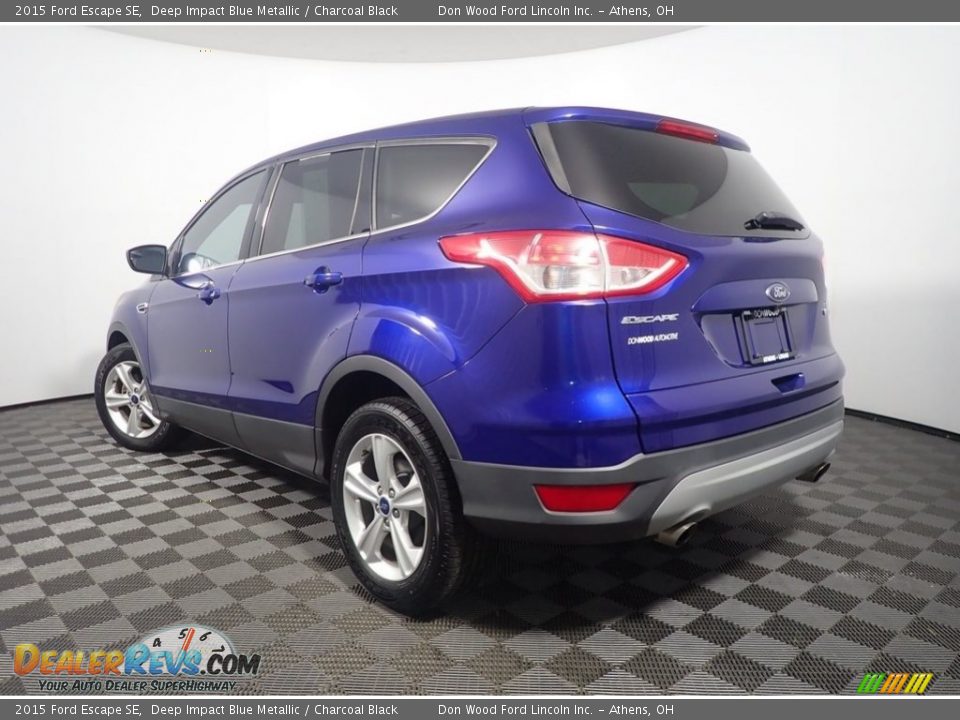 2015 Ford Escape SE Deep Impact Blue Metallic / Charcoal Black Photo #11