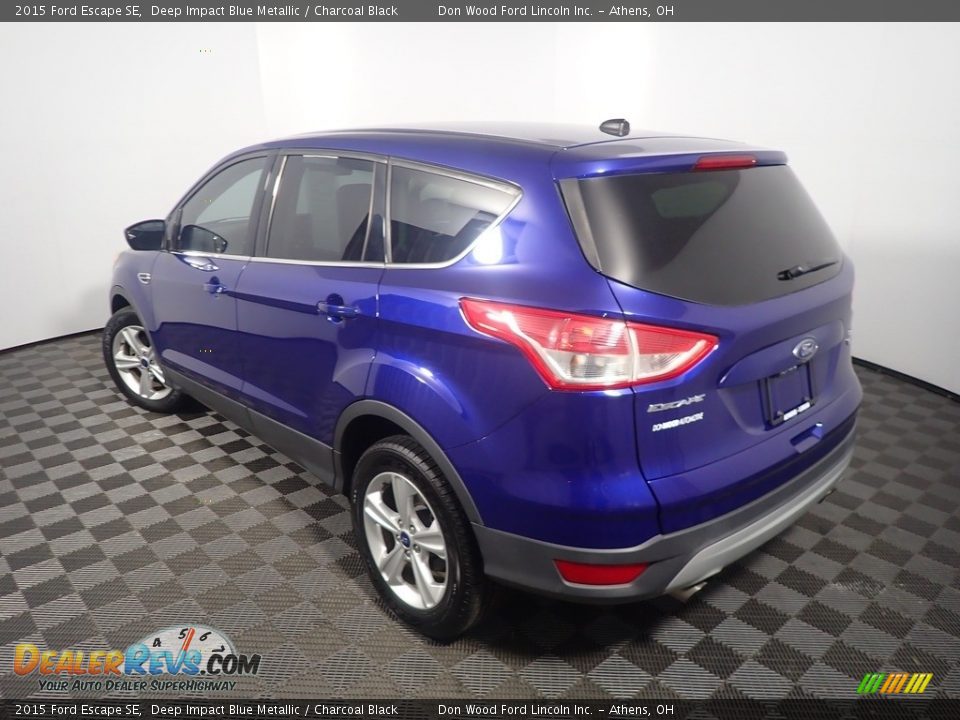 2015 Ford Escape SE Deep Impact Blue Metallic / Charcoal Black Photo #12
