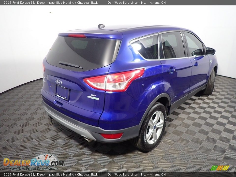 2015 Ford Escape SE Deep Impact Blue Metallic / Charcoal Black Photo #17