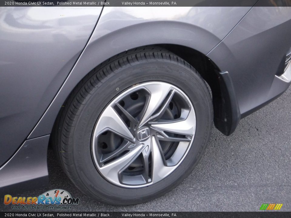 2020 Honda Civic LX Sedan Polished Metal Metallic / Black Photo #3